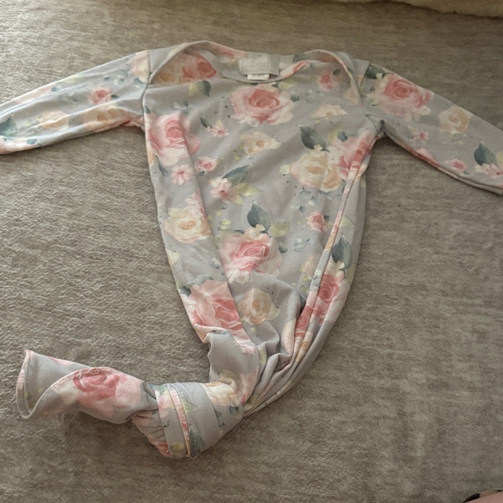 Floral Kids Pajamas Nightgown